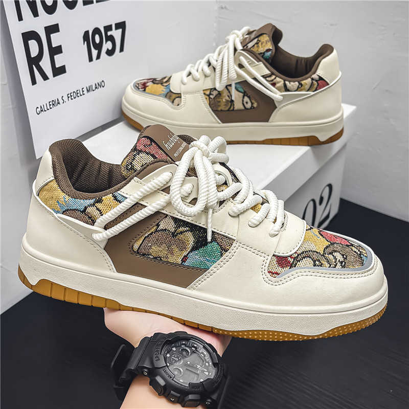 Fashion Flat Sole Spring-autumn The Most Popular Goods Loafers Men's Green Sneakers Men's Original Shoes Sports Super Comfortable