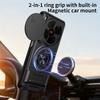 KEYSION Magnetic Phone Case for ZTE nubia V70 Max Blade V70 Max Slide Camera Protection Upright Stand 360° Ring Shockproof Cover