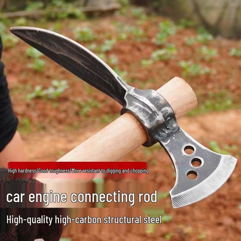 Multi-function Outdoor Hoe with Axe