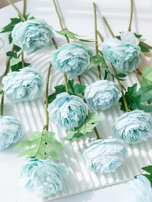5/10pcs Artificial Flowers Silk Peony Wedding Bridal Bouquet Outdoor Garden Home Living Room Table Decora DIY Gifts Vase Wreath