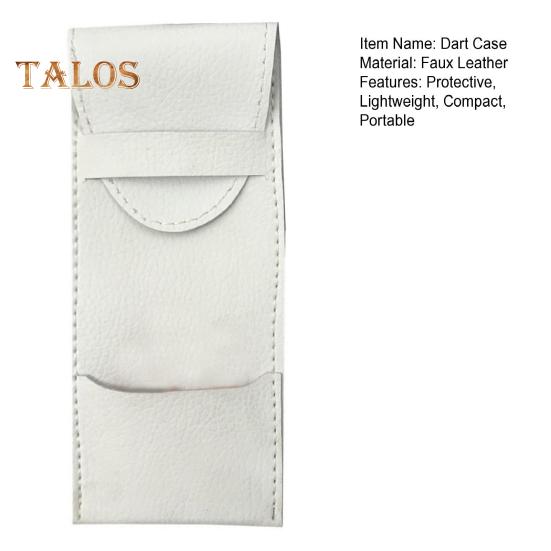 Faux Leather Dart Case Protective Dart Carrying Bag Dart Accessories Storage Organizer for Home School Travel Outdoor