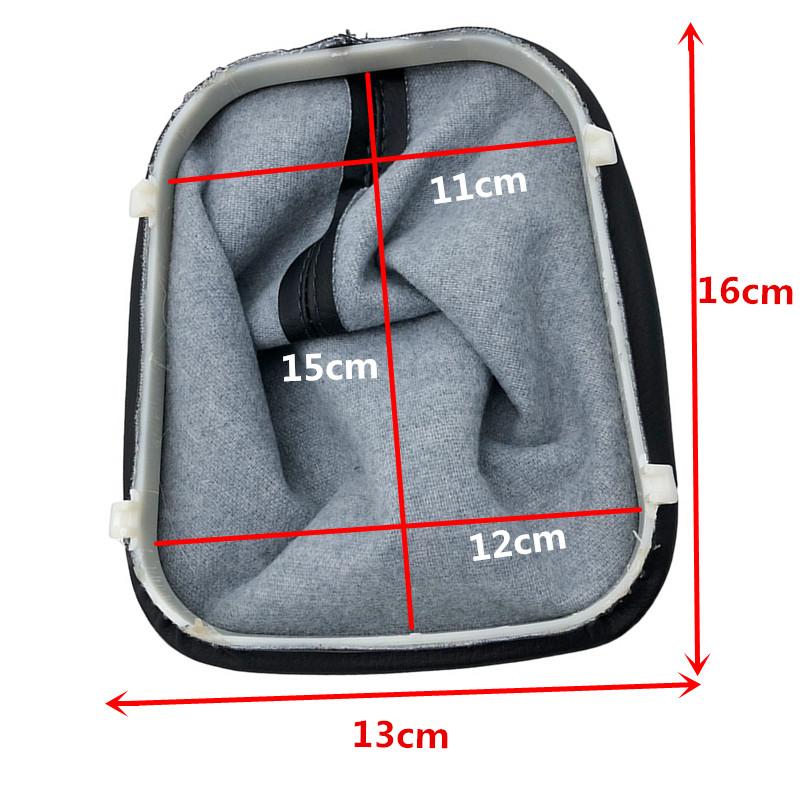 Leather Gear Shift Knob Gaiter Boot Cover Frame Lever Shifter Collar For BMW E36 3 Series E30 E34 E39 E81 E82 E87 E88