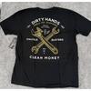 Troll Co. Dirty Hands Clean Money Twisting Wrenches Graphic T-Shirt Size 2XL Unisex T-Shirt