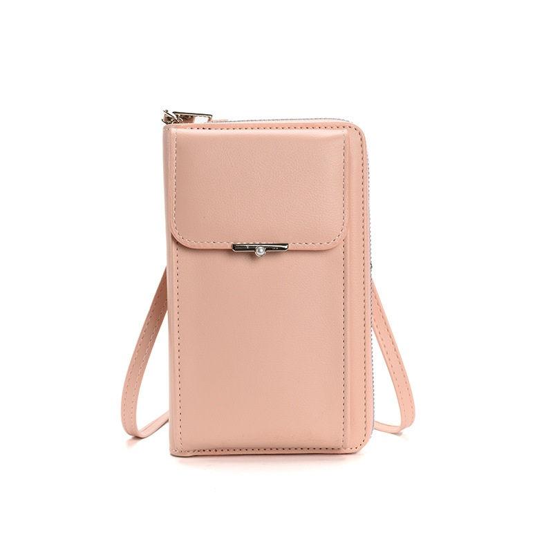 Dámská móda Tašky na telefon PU kůže Taška přes rameno Klasické crossbody messenger tašky Peněženka na zip