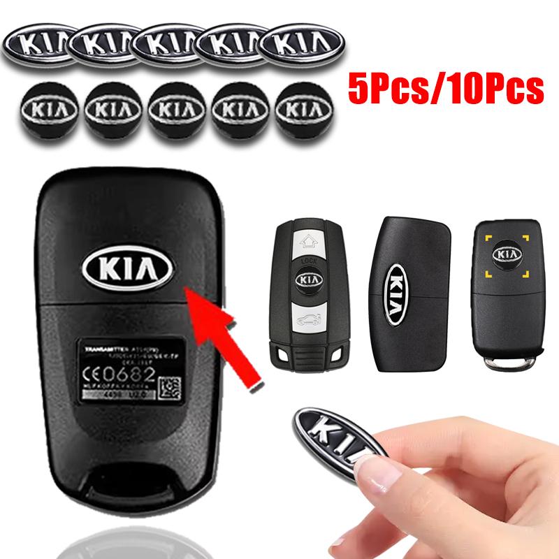 Aluminium Metall Auto Logo Fernbedienung Schlüssel Abzeichen Aufkleber für Kia Stinger Sonet Sportage Ceed Picanto Optima K7 K5 K8 K3 Venga