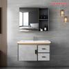 Light Luxury Space Aluminum Bathroom Vanity Set