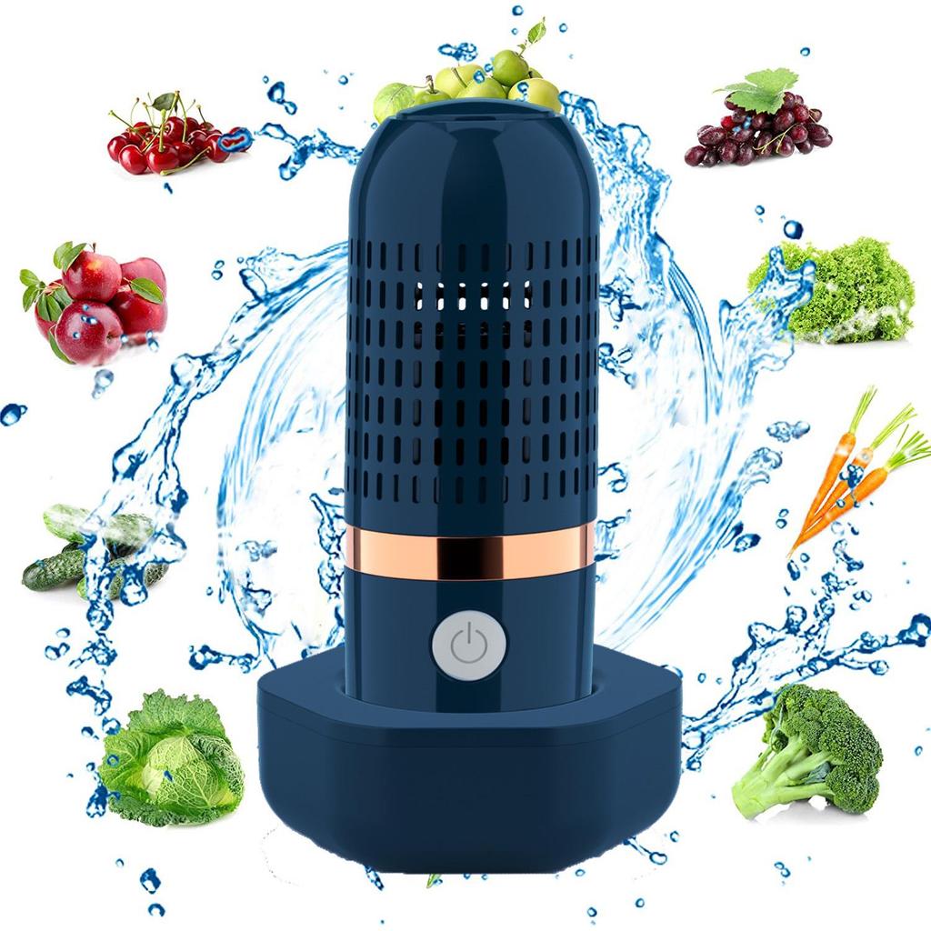 Wireless Fruit & Vegetable Purifier: Household Appliance for Washing and Disinfecting Produce, Removing Pesticide Residues.