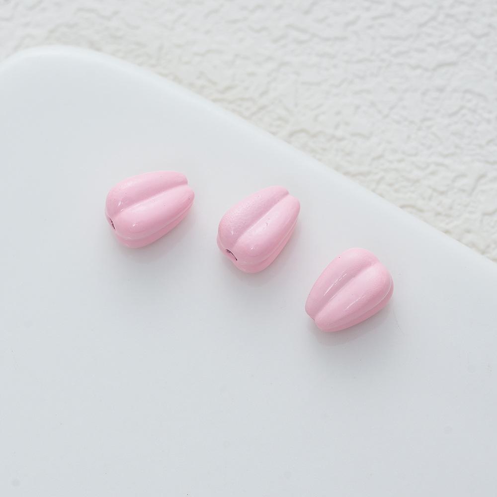 Alloy Color Bud Diy Accessories Handmade Jewelry Tulip Flower Bead Separator Beaded Necklace Mobile Phone Chain Material