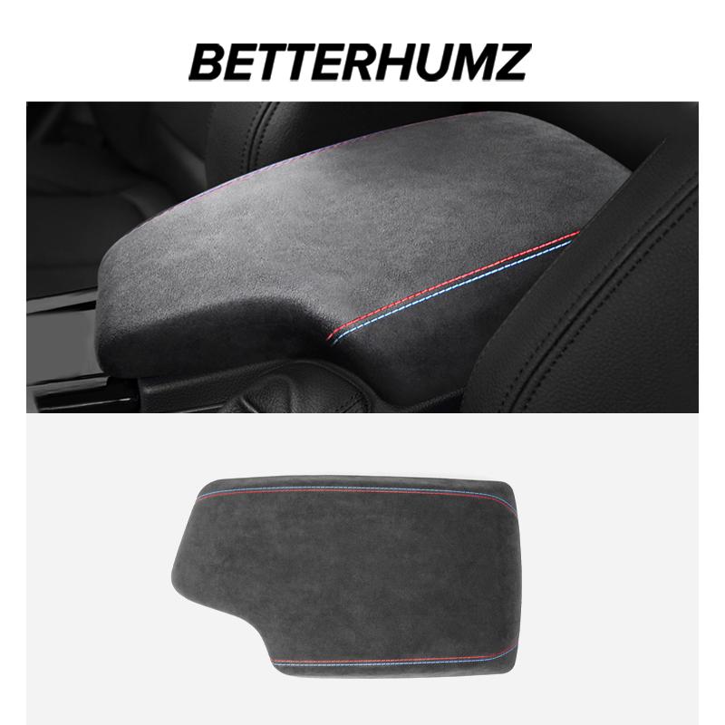 Fabriqué en Alcantara Pour BMW F30 F32 2013- Série 3 Habillage Console Centrale Boîte Accoudoir Panneau Cache Garniture Accessoires Intérieur Voiture