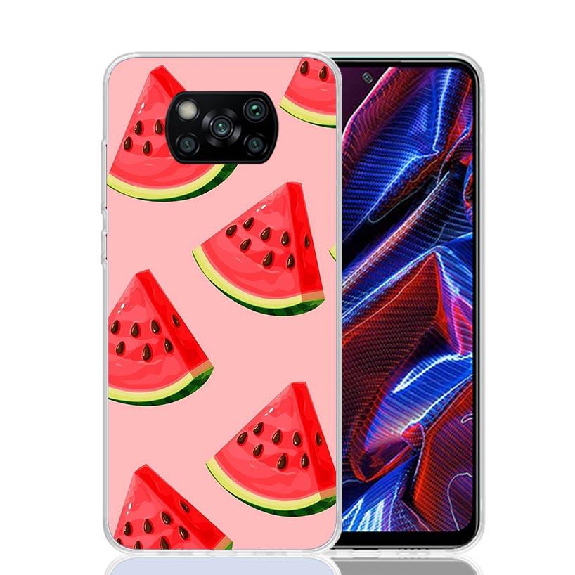 

Watermelon Summer Fruit Phone Case For Xiaomi Poco F7 Ultra X7 X6 Pro X5 Redmi 15 15C 13 13C 12 12C 10 10A 10C 9 9A 9C 9T Shell Redmi 9A