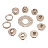 11Pcs Router Template Guide Set Kit Brass Bushing with Carrying Case for Woodworking Repair