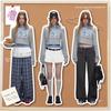 UNIFREE Sweet Cool Casual Two-Piece Vest & Sweatshirt Set