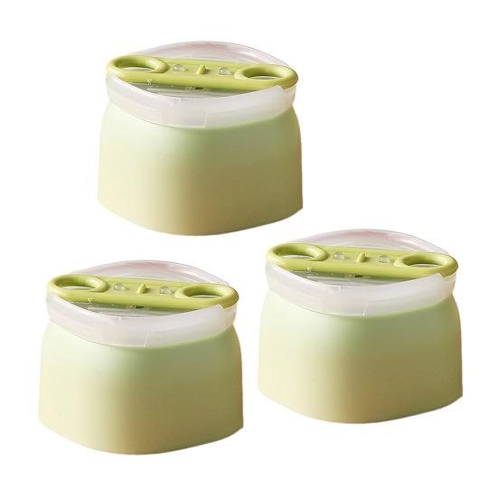 3Pcs Ice Cube Mold Food Grade BPA-Free Heat Cold Resistant Ice Cube Tray