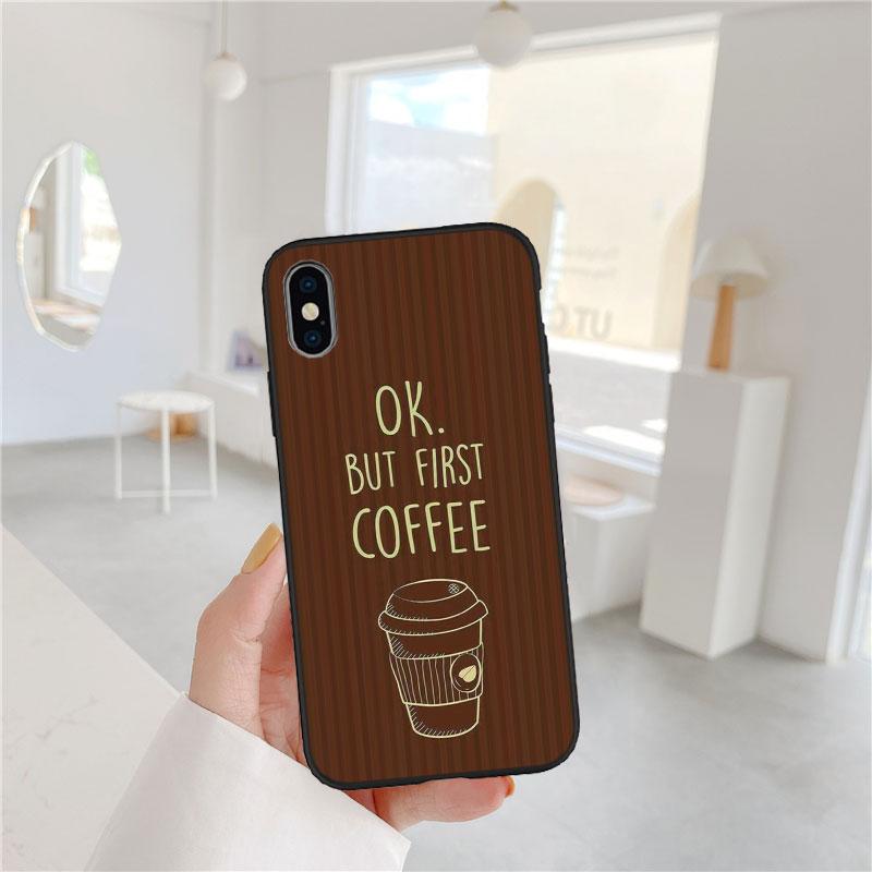 PP20 Coffee Time Phone Case for Samsung Galaxy A11 A12 A13 A15 A52S A53 A55 A56 A70 A71 A72 A73 F06 F16 F56 S10 Plus S10e