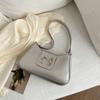 Casual Textured Underarm Bag for Women New Trendy and Fashionable Simple Small Square Bag Solid Color Fashionable One-shoulder Small Square Bag