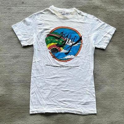 1981 Smithsonian National Air & Space Museum Go Fly T-Shirt Size S