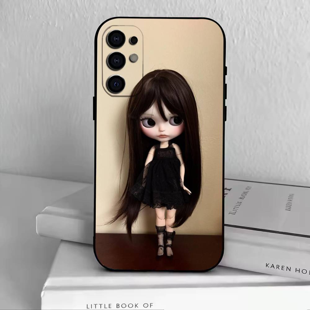 Cute Blythe Doll-D  Phone Case Black Silicone Soft For Samsung S25,S24,S21,S22,S23,S30,Ultra,S20,Plus,Fe,Lite