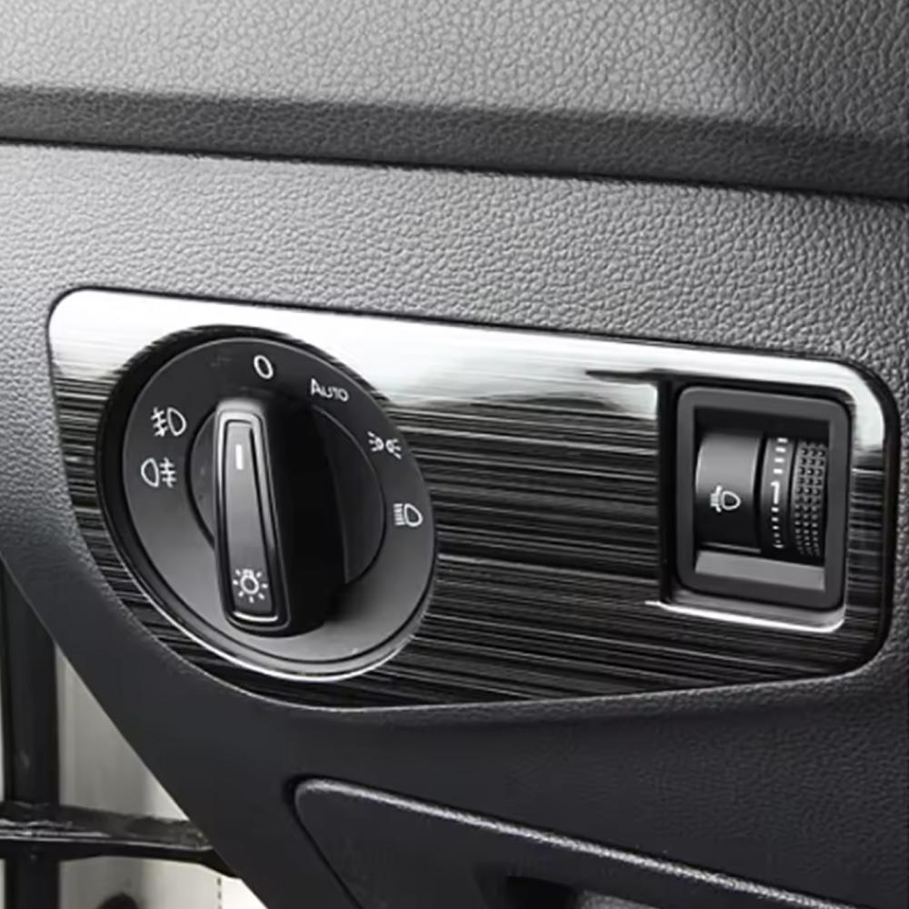 

For Volkswagen VW Tiguan L MK2 2016-2026 Headlamp control decorative cover Trim internal frame patch car Accessories