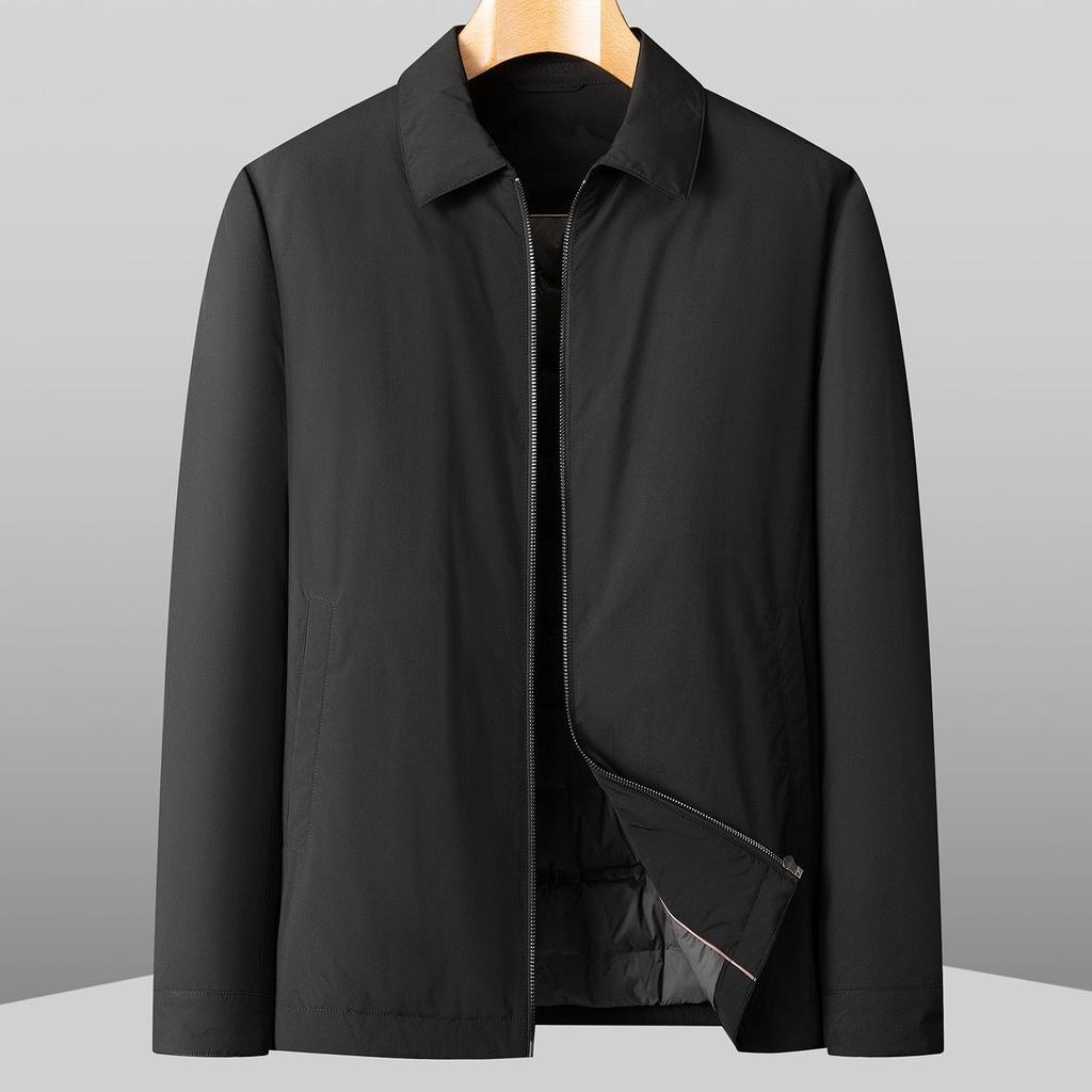 Fat Brother 2025 Men's Plus Size Business Casual Down Jacket for Autumn/Winter