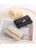 Women's 2025 Medium Wallet: Large Capacity Leaf Embroidery Flower Coin Purse & Card Holder Clutch