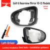 Volkswagen Golf 6 (2010-2013) Vetro Specchietto Retrovisore con Freccia e Cornice Riflettente