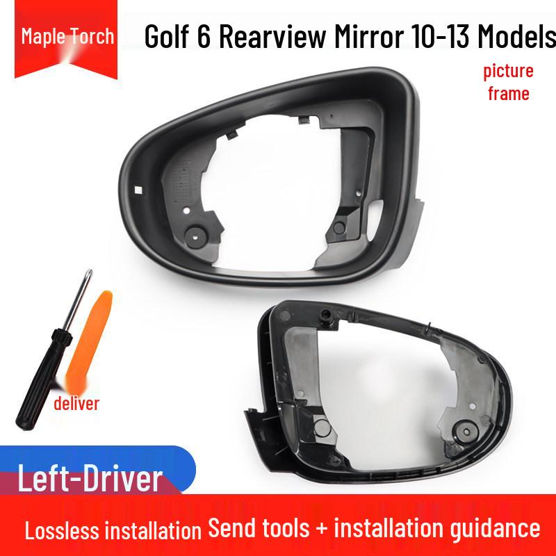 

Volkswagen Golf 6 (2010-2013) Rearview Mirror Glass with Turn Signal & Reflective Frame