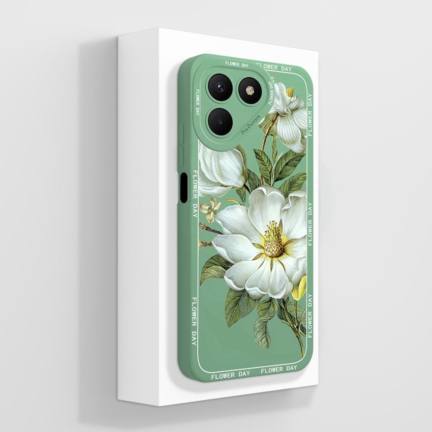 

Для Tecno Pova 7 Pro Ultra Neo Camon 40 Premier Spark 30 40 40C Чехлы для телефонов Красивый узор с цветами Мягкий силиконовый Нескользящий чехол Для корпуса Tecno Tecno Pova 7 Neo