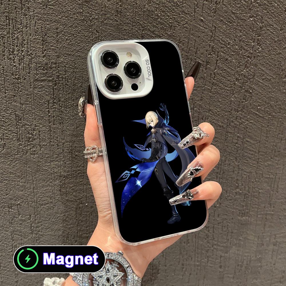 Game GI Dainsleif Phone Case for iPhone 17 16 15 14 13 12 11 X XR XS Air Pro Max Plus Colorful Silver MagSafe Cover