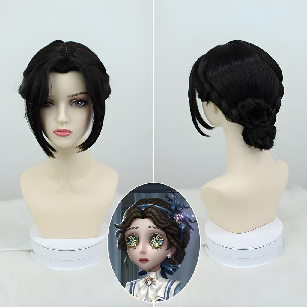 Fifth Personality Cos Suit Metal Headdress Purple Pickup Doctor Immortal Flower Cosplay Game Anime Costume