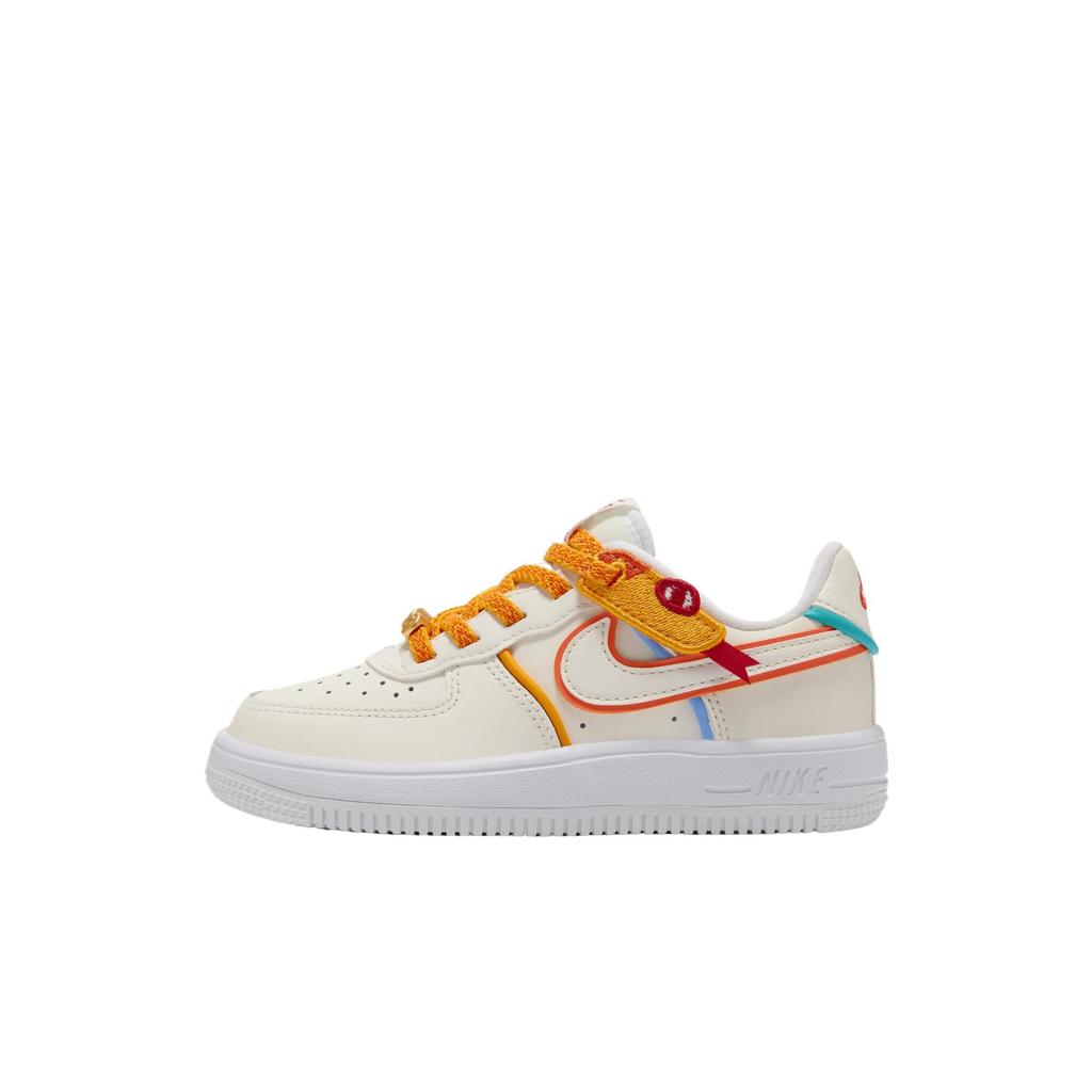 Nike Force 1 Low LV8 EasyOn PS Year of the Snake Kids Sneakers Cream Sail White HV6004-111