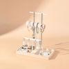 Space Saving Necklace Holder Organizer Simple Wood Jewelry Display Stand  Retail Display