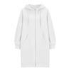 Damen Casual Kapuzenjacke mit Reißverschluss und Taschen