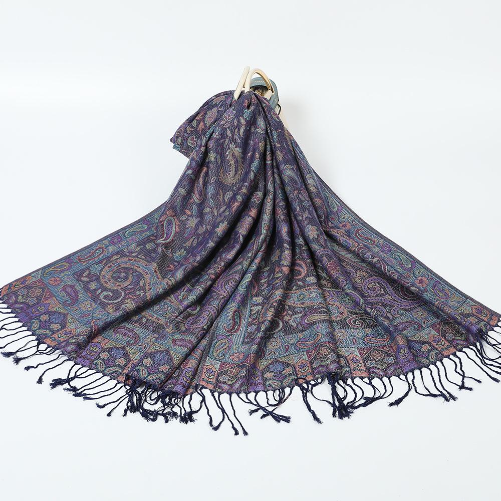 Shawl outside women's spring and autumn cape long scarf cheongsam outside air-conditioned room scarf cape