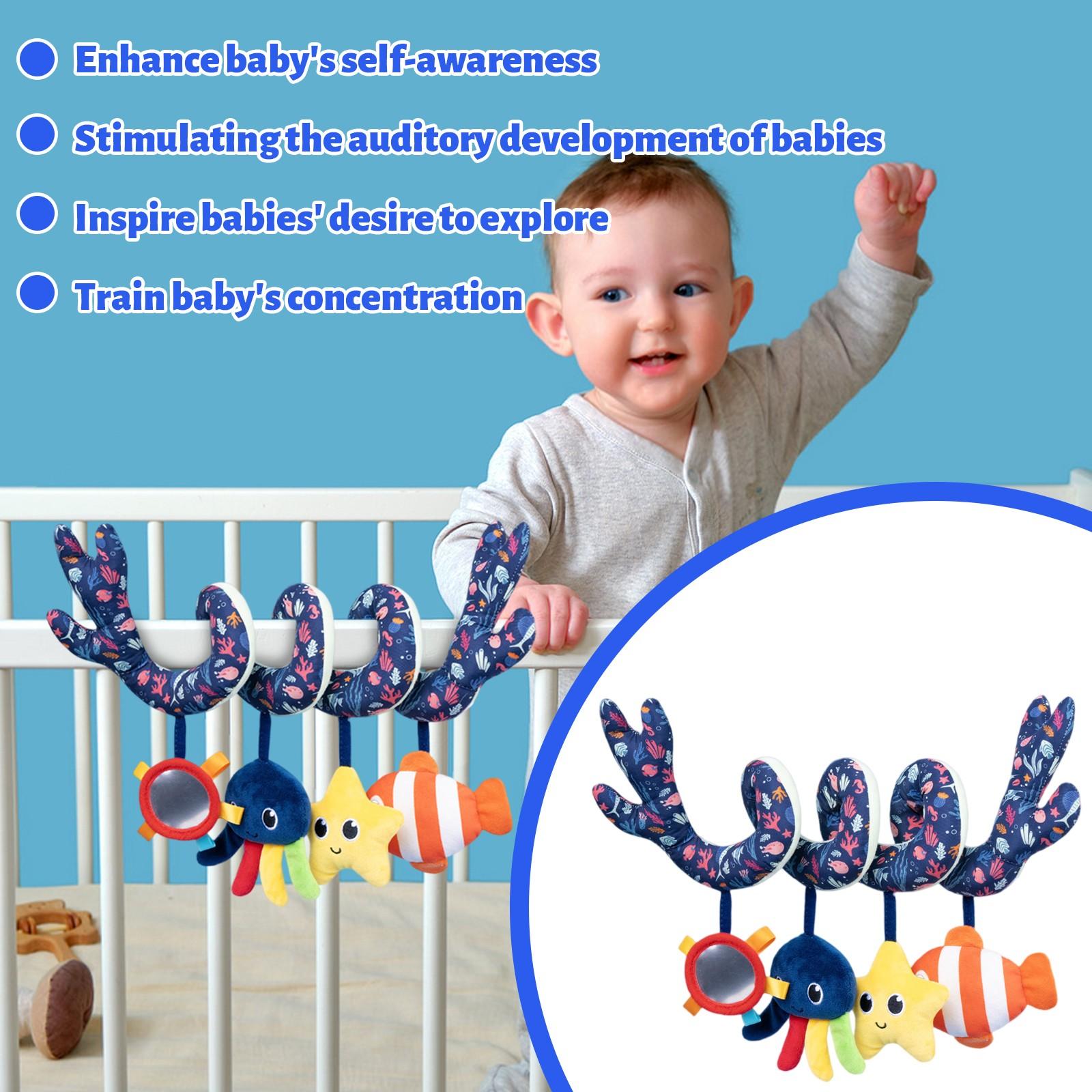 

Дно океана Вокруг Кровать для раннего детства Подвесная игрушка Подвеска для коляски One Size синий