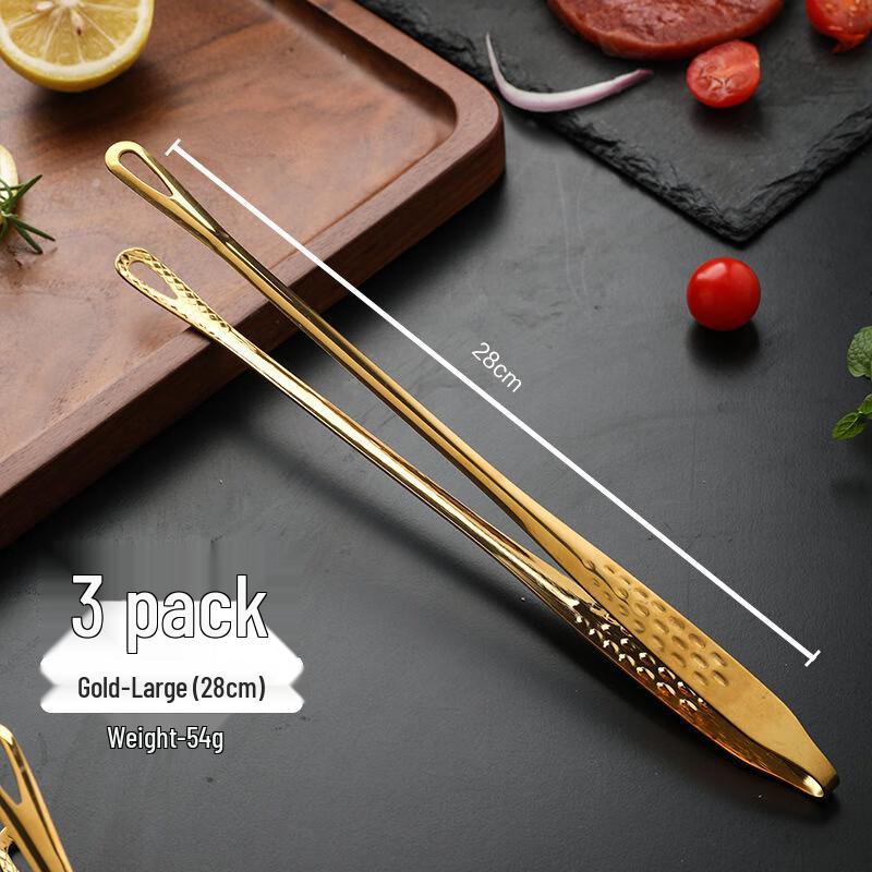 Zhaoran 304 Stainless Steel Korean BBQ Tongs