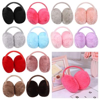 Ear Protection Ear Muffs Fluffy Plush Ear Warmer Winter Earflaps  Men Women