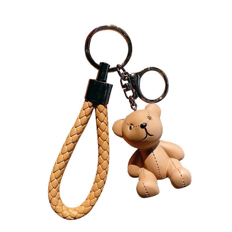 Resin Soft Colorful Bear Keychain Perfect For Gifts And Personal Use