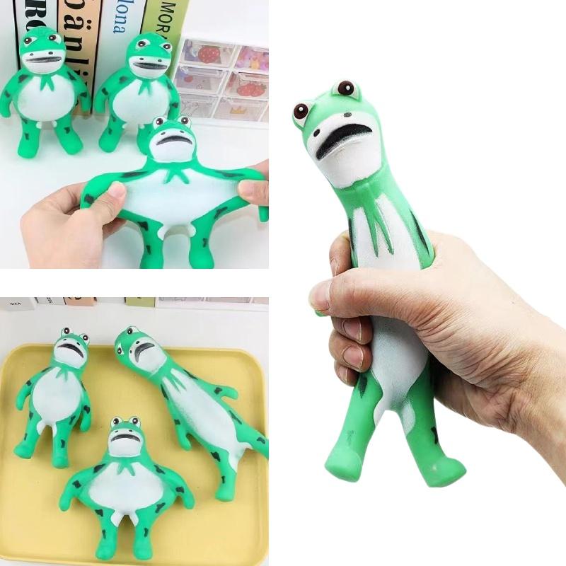 Kreatives TPR Frosch Quetschspielzeug zur Stressbewältigung Großhandel von der Fabrik in Zhejiang