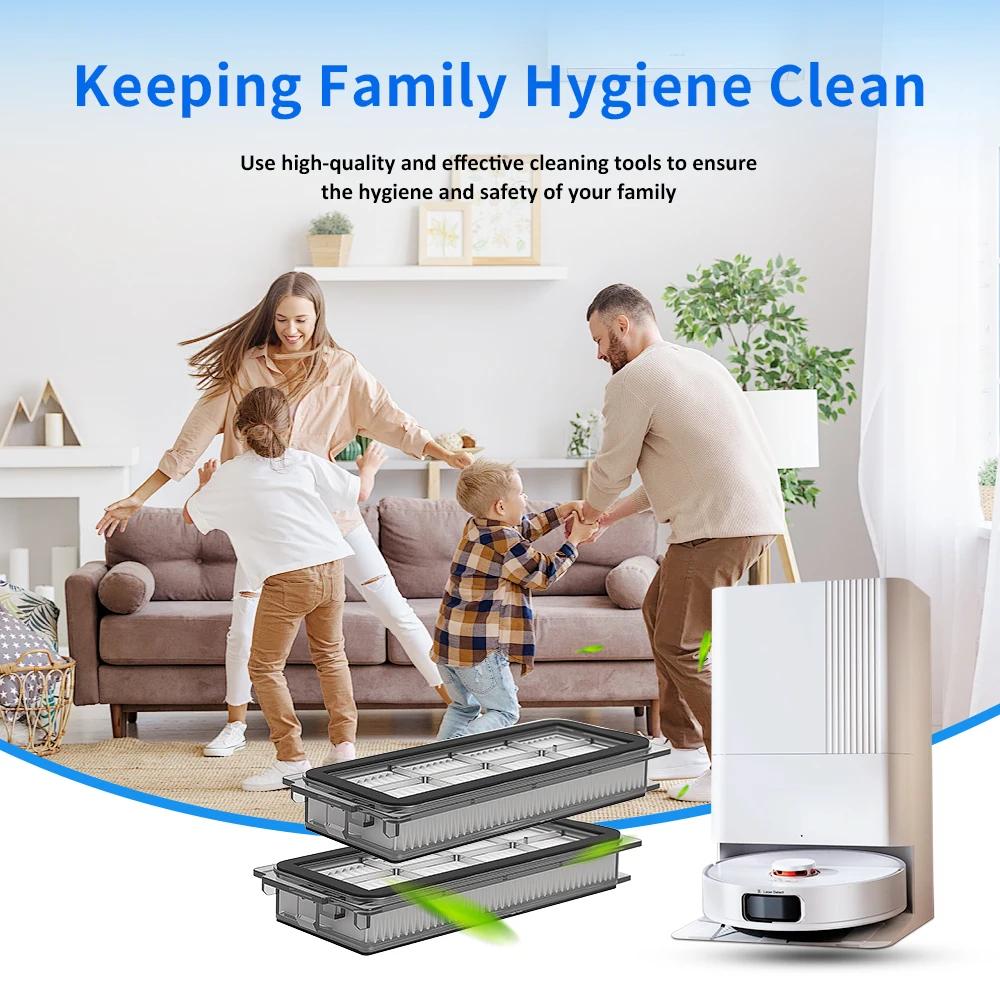 Washable Filter Accessories For JONR P20 PRO For JONR T5 Pro Robot Vacuum Cleaner Accessories Hepa Filter Replacement Spare Part