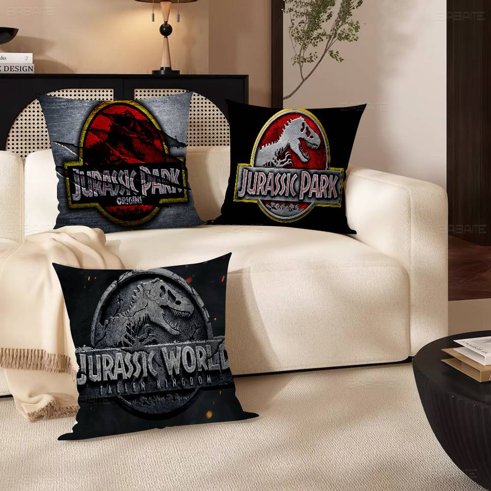 Dinosaur Cartoon Jurassic Park Pillowcase Toon Gift Cushion Cover Bedroom Home Sofa Chair Seat Decor Pillow Case