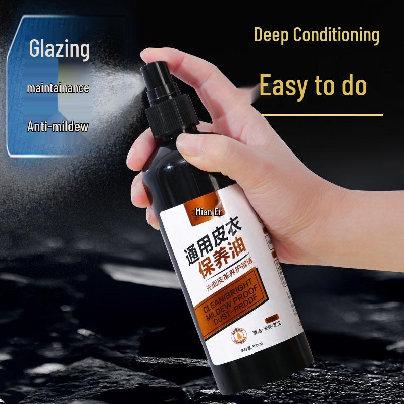 Universal Leather Care Oil - Cleaner & Stain Remover for Bags & Jackets