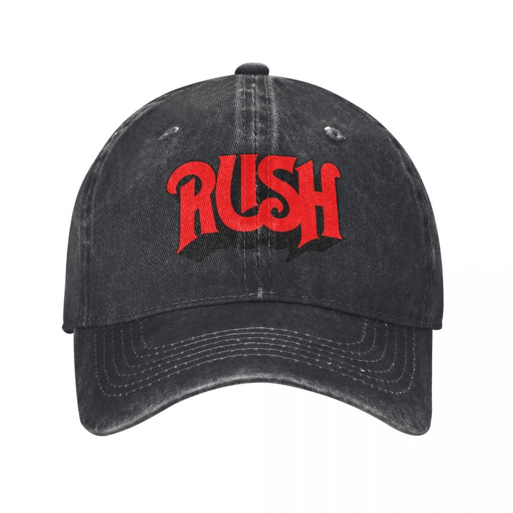 Rush Band Baseball Cap Vintage Distressed Washed Headwear for Men Women Outdoor Caps Hat