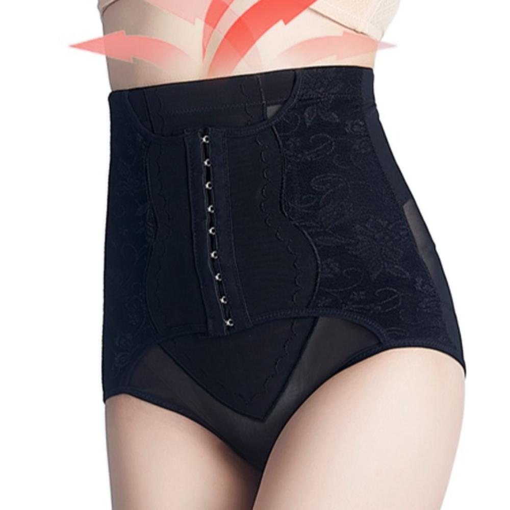 High Waist Postpartum Body Shaper Floral Tummy Control Underwear Butt Lifting Briefs  Postpartum