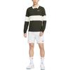 Nike Dri FIT ADVCourt Slam SS25 Camiseta de Tenis Hombre Verde Secuoya/Blanco Marfil Claro/Blanco IB8142-355