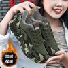 Camouflage Shoes Men's Outdoor Mountaineering Training Shoes Student Military Training Labor Insurance Men's Shoes Cotton Rubber Shoes Autumn and