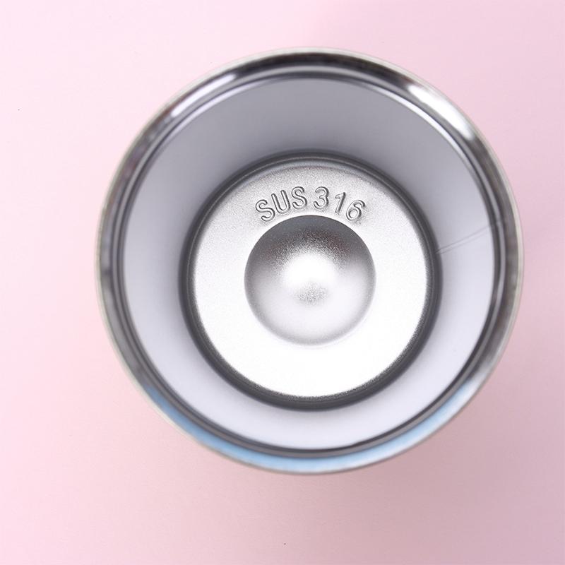 316 Stainless Steel Thermos Bottle 360 ML Retro Glossy Goose Egg Coffee Cup Vacuum Insulation Cup Portable Pocket Vacuum Flasks