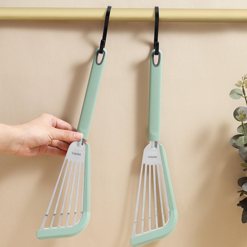 Silikon-Bratpfannenspatel, Antihaft-Pfanne, Spiegelei, Pfannkuchenspatel, Steakspatel, Küchen-Flip-Fisch-Braten-Fischspatel, Küchenhelfer