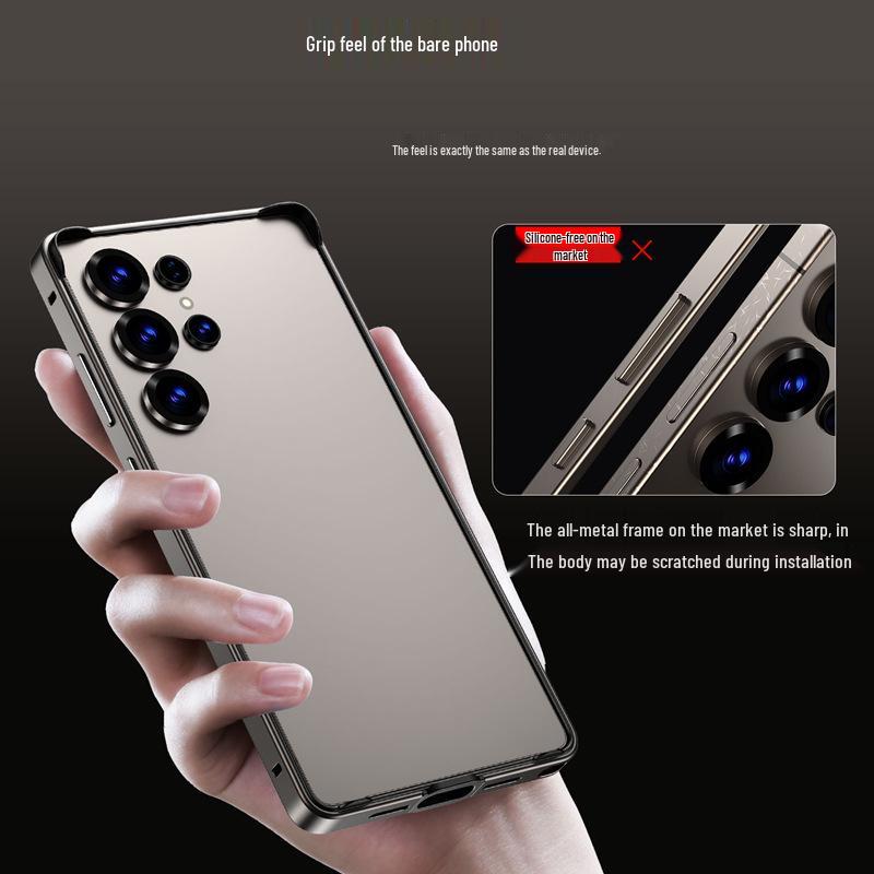 Samsung S26 Ultra Phone Case: Metal Frame, Silicone Corners, Heat Dissipation, Drop Protection.