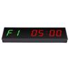 1.5 Inch Gym Timer Clock 6 Modes Type C LED Workout Interval Digital Timer Countdown Up Stopwatch with Remote Control