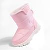 Winter new girls boots thickened warm Velcro children's snow boots boys casual soft-soled sports cotton shoes